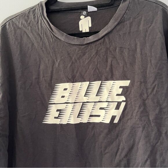 Billie Eilish Divided Graphic Band Tee Short Sleeve Oversized Size Large - Picture 3 of 9